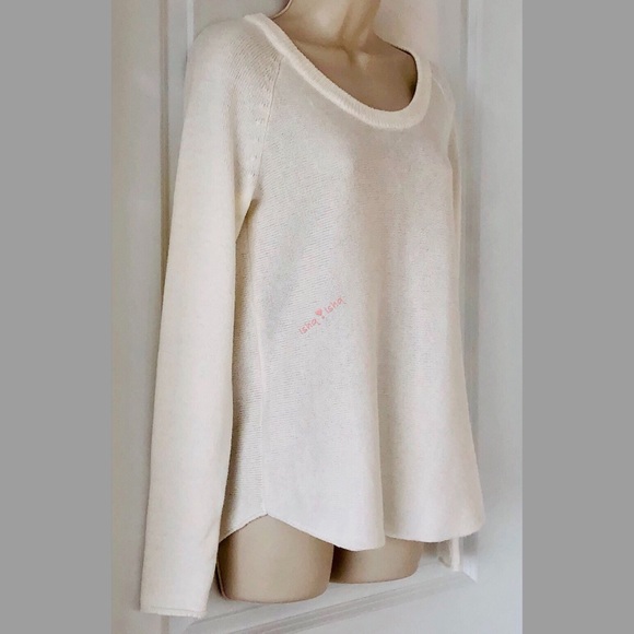 Old Navy Scoop Neck Long Sleeve Open Hem Sweater - Picture 2 of 7